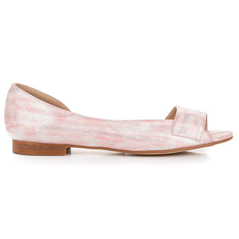 Sandali bassi di vinceza rosa