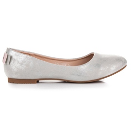 Ballerine vinceza argento grigio