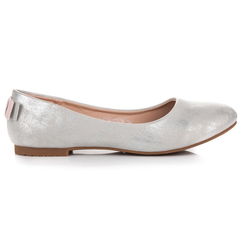 Ballerine vinceza argento grigio