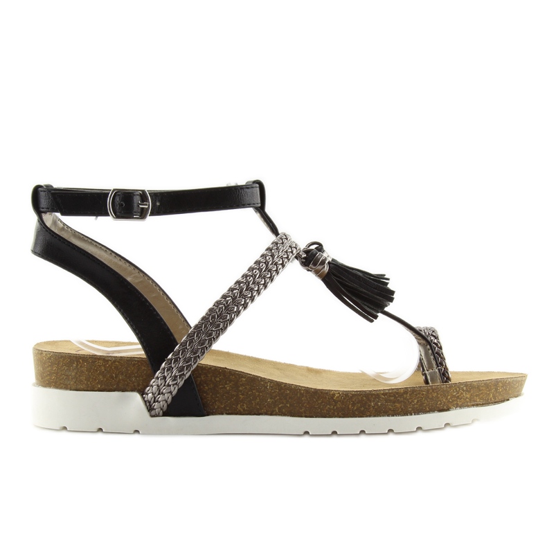 Sandali neri K1717301 negro nero