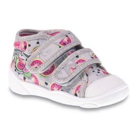 Scarpe per bambini Befado 212P055 rosa grigio