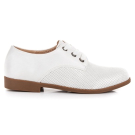 Renda Scarpe alla moda sulla rilegatura bianco
