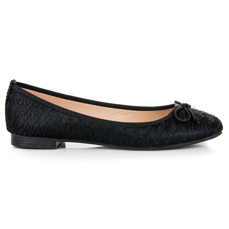 Renda Ballerine in tessuto nero