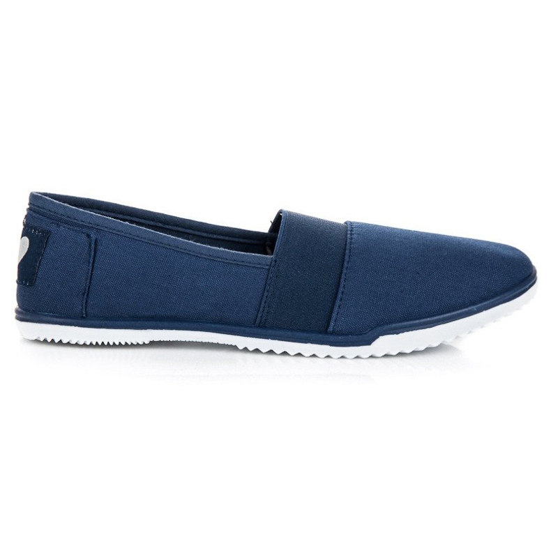Mckeylor Ciabattine in tessuto blu navy
