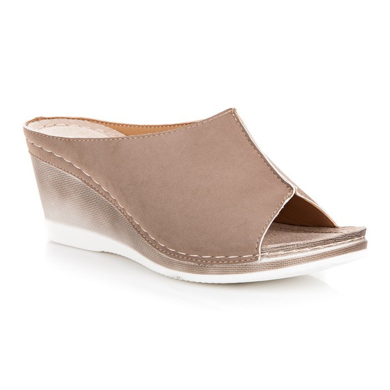 Sandali con zeppa Vinceza marrone