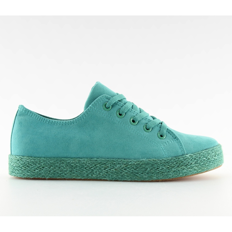 Espadrillas full color turchese K1830201 Azul verde