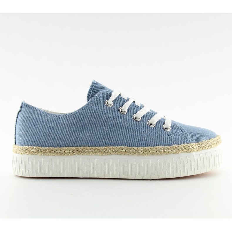 Blu K1831602 Sneakers con suola alta Jeans