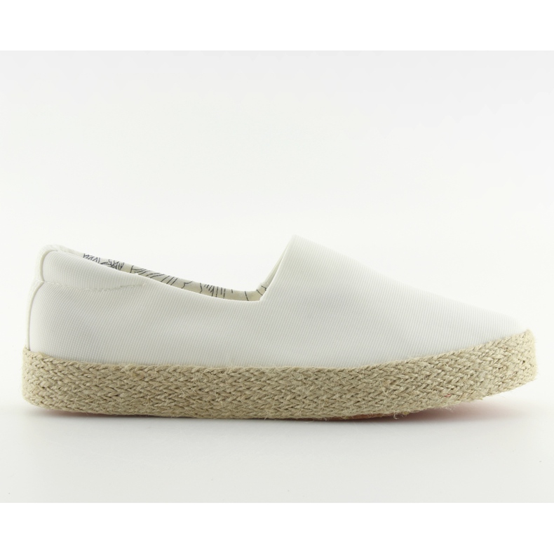 Espadrillas slip-on bianche k1833801 blanco bianca