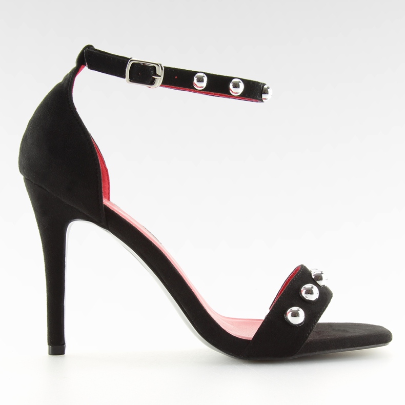 Sandali neri con tacco ZY118 neri nero
