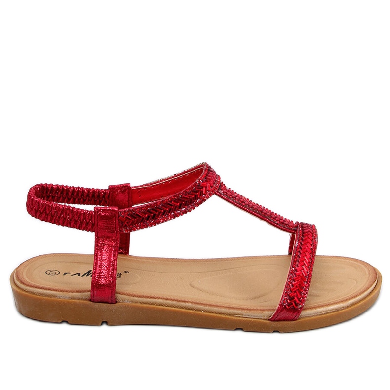 Sandali rossi da donna FM5035 Red rosso