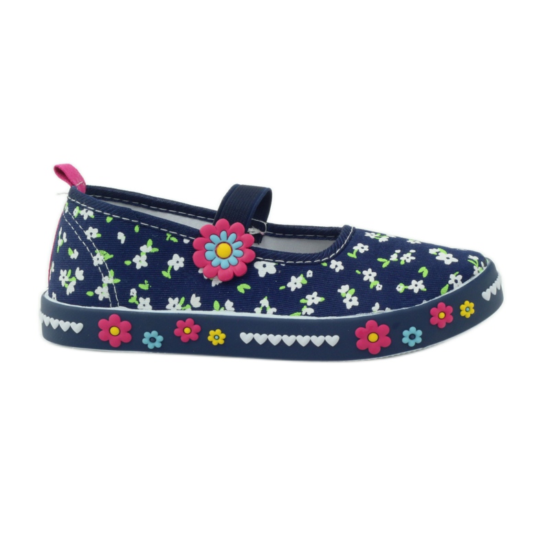 American Club Sneaker americane con soletta in pelle blu navy
