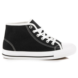 Sneakers nere sopra la caviglia nero