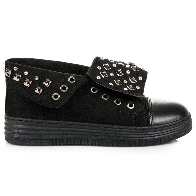 Sneaker in camoscio roccia nero