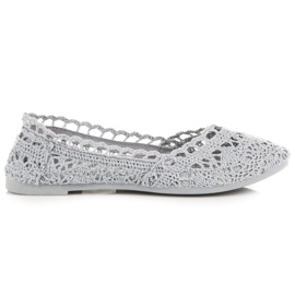 Seastar Ballerine in pizzo grigio