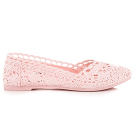Seastar Ballerine in pizzo rosa