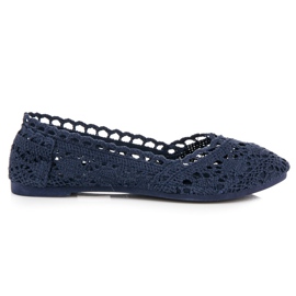 Seastar Ballerine in pizzo blu navy