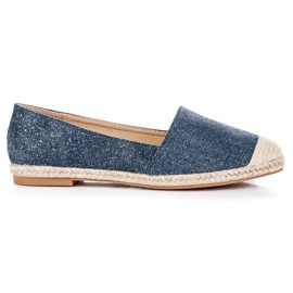 Bestelle Espadrillas con glitter blu