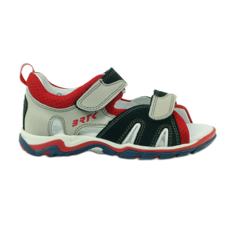 Sandali con velcro Bartek 16187 grigio