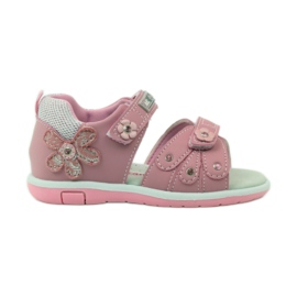 American Club Sandali con inserto in pelle americana 87285 rosa