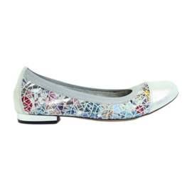 Ballerine da donna elastiche Gamis 1402 grigie grigio multicolore