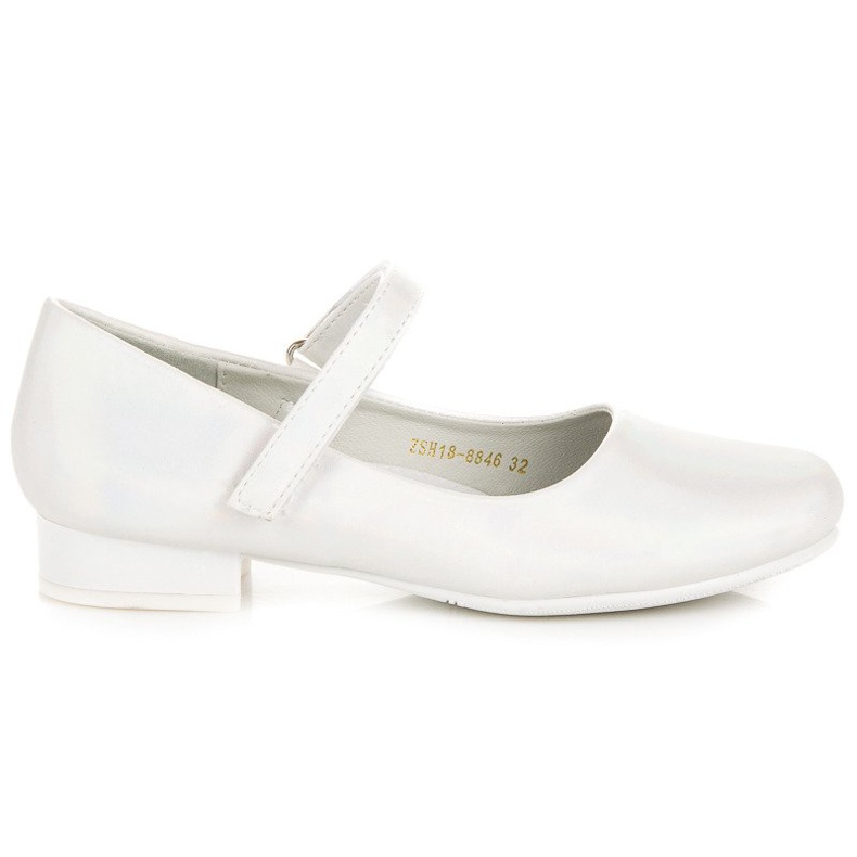 Ballerine in velcro Vinceza bianca