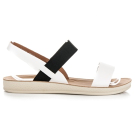 Sandali con gomma vinceza bianco