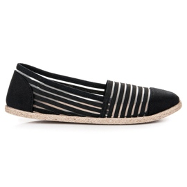 Vinceza Espadrillas Mckeylor trasparenti nero