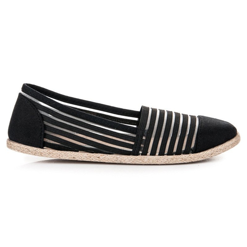 Vinceza Espadrillas Mckeylor trasparenti nero
