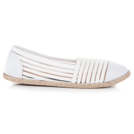Vinceza Espadrillas mckeylor trasparenti bianca
