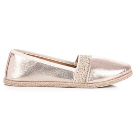 Espadrillas mckeylor dorate giallo rosa