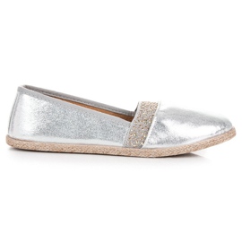 Espadrillas mckeylor argento grigio