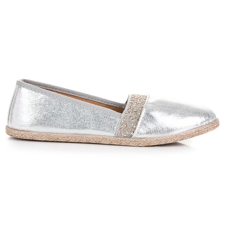 Espadrillas mckeylor argento grigio