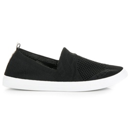 Sneakers slip-on in tessuto MCKEYLOR nero