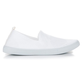 Sneakers slip-on Mckeylor in tessuto bianca