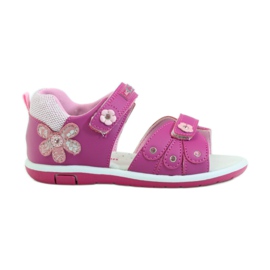 American Club Sandali con inserto in pelle americana 87285 rosa