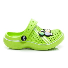 Hasby Pantofole crocsy A'LA verde