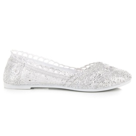 Seastar Ballerine in pizzo boho grigio