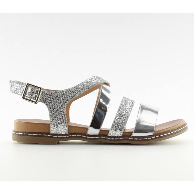 Sandali da donna argento J80-1 argento grigio