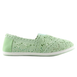 Tom in pizzo color acquamarina AL2659 Mint verde