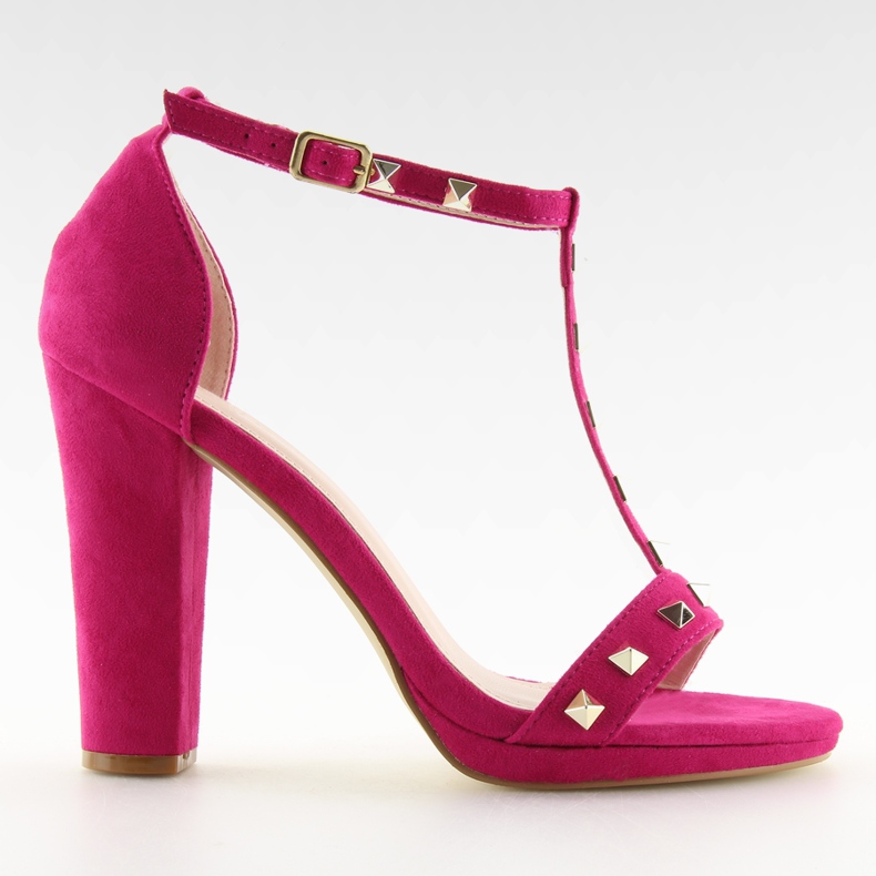 Sandali sul post fucsia A03 fucsia rosa