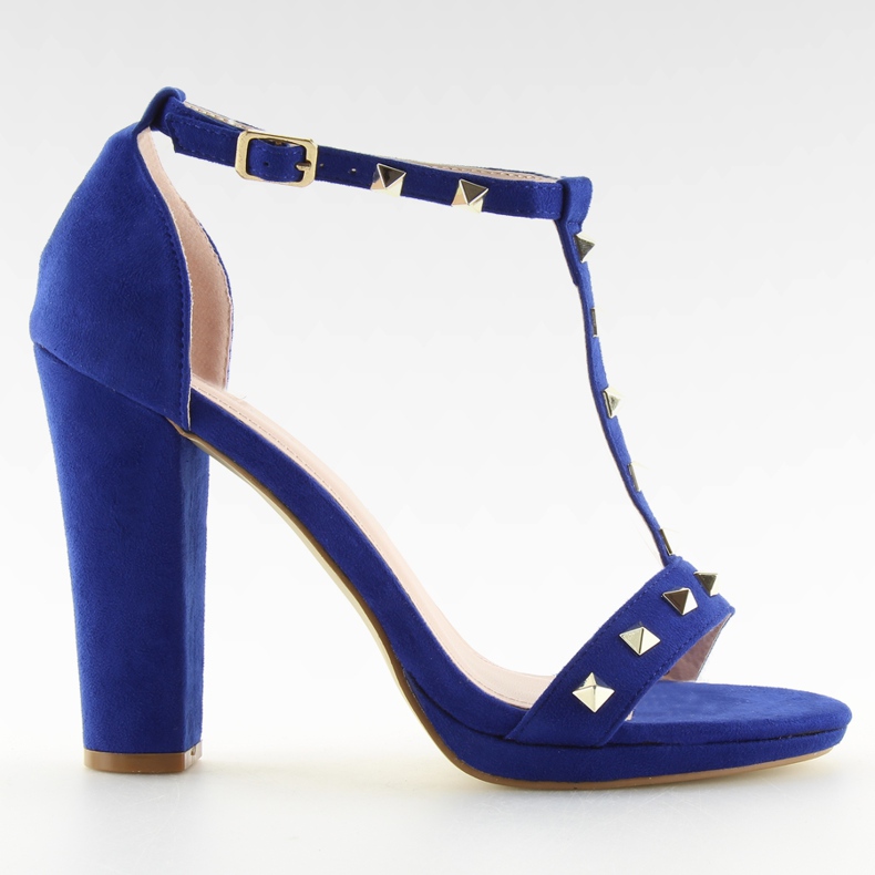 Sandali sul palo A03 blu navy blu