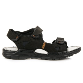 Sandali in pelle Mckeylor nero