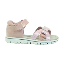 American Club Sandali con inserto in pelle americana 17028 rosa