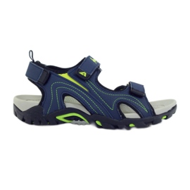 American Club Sandali americani scarpe per bambini sottopiede in schiuma blu navy