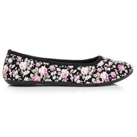 Ballerine con fiori multicolore