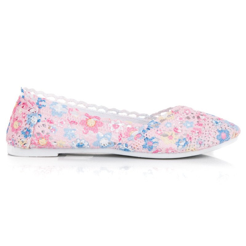 Seastar Ballerine in pizzo boho rosa