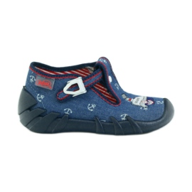 Scarpe per bambini Befado 110p311 pantofole blu navy
