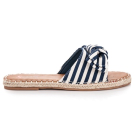 Seastar Eleganti infradito a righe blu