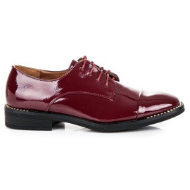 Primavera Scarpe laccate da donna rosso