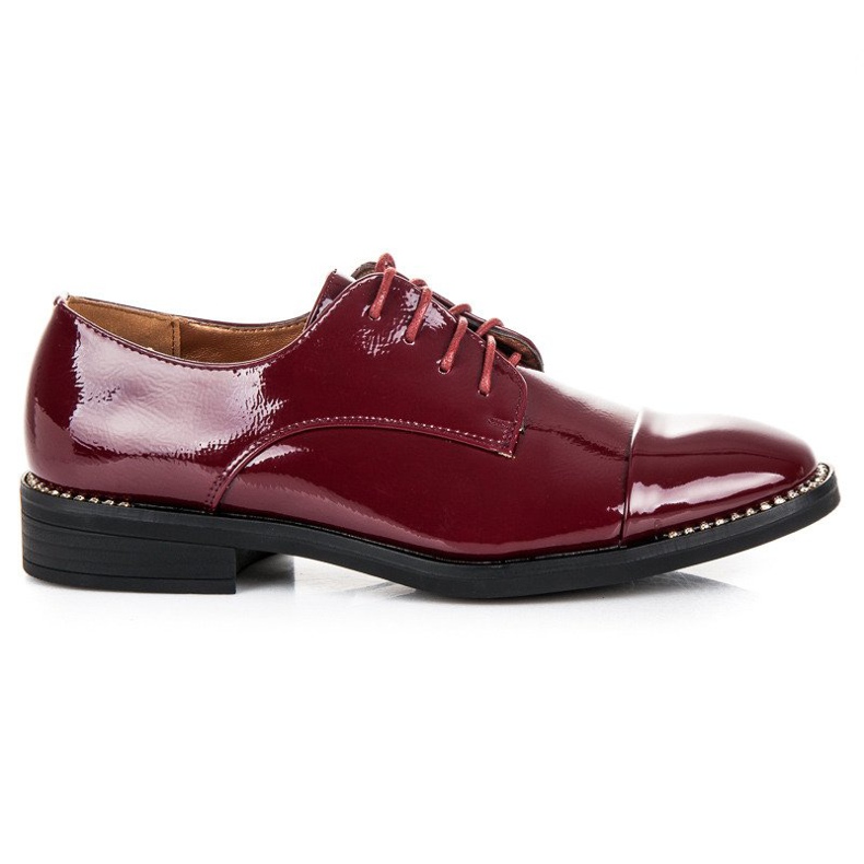 Primavera Scarpe laccate da donna rosso